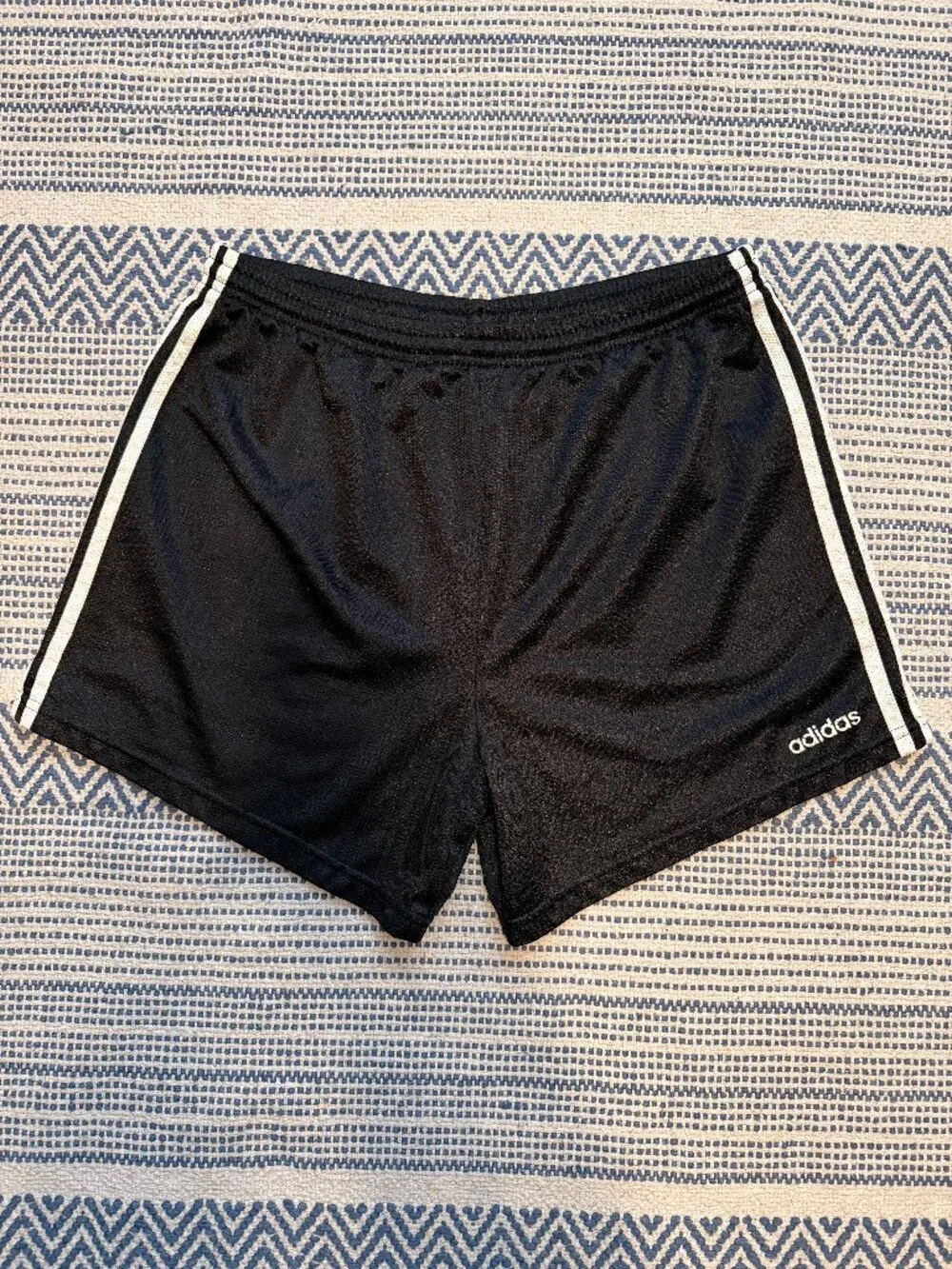 Adidas Three-Stripes Black Shorts | Men’s Large